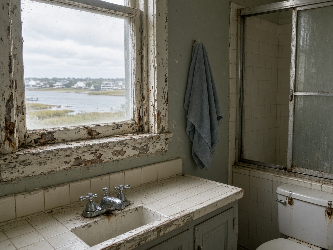 How Salt Air From the Elizabeth River Damages Norfolk Bathrooms