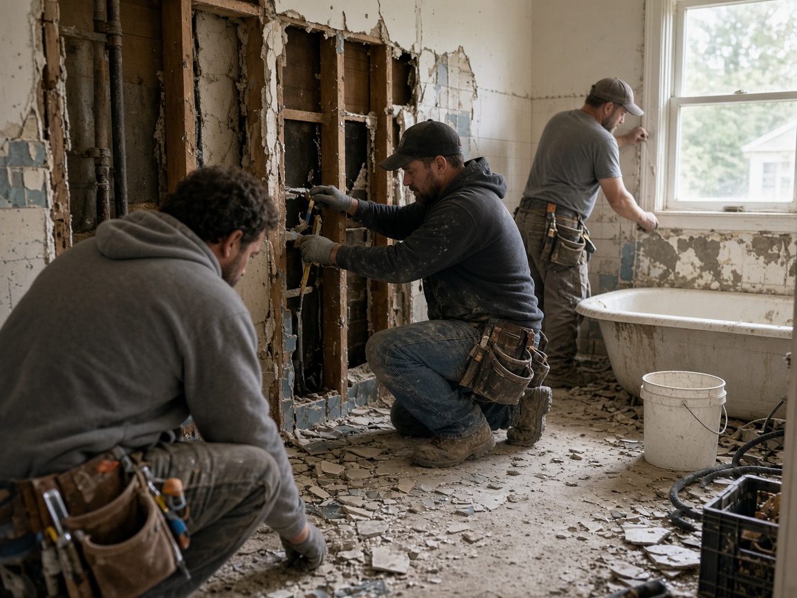 bathroom remodeling in Larrymore Lawns